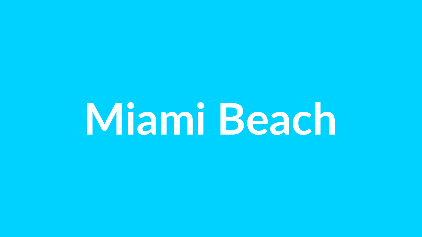 Miami Beach